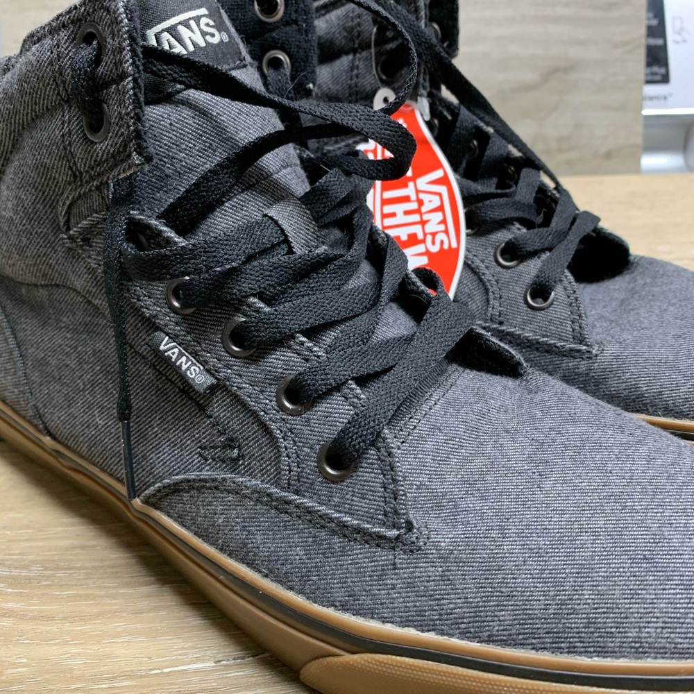 Vans Hightop Sneaker Grey Canvas size 10
